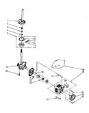 Brake, clutch, gearcase, motor and pump parts