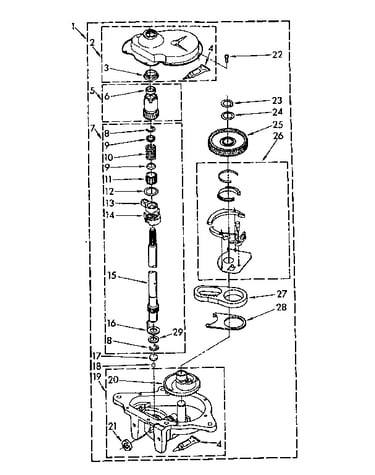 Gearcase parts
