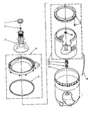 Agitator, basket and tub parts