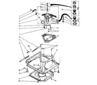 Kenmore 11081650100 machine base parts diagram