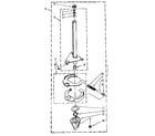 Kenmore 11081650100 brake and drive tube parts diagram