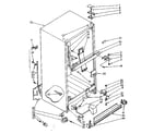 Kenmore 1068740931 cabinet parts diagram