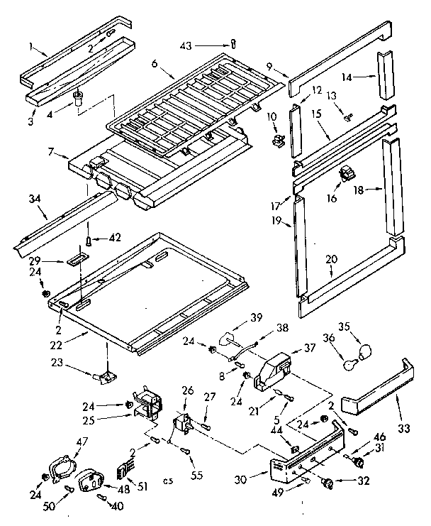 Breaker and partition parts