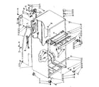 Kenmore 1068748360 cabinet parts diagram