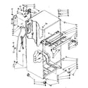 Kenmore 1068748370 cabinet parts diagram