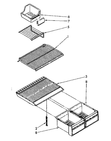 Shelf parts