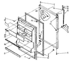 Kenmore 1068748300 refrigerator door parts diagram