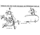 Sears 502475480 yoshikawa dual rear caliper hand brake & parking-brake diagram