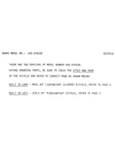 Model notes