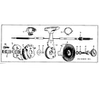Sears 502476820 3-speed stick replacement parts diagram