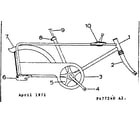 Sears 502477240 frame assembly diagram