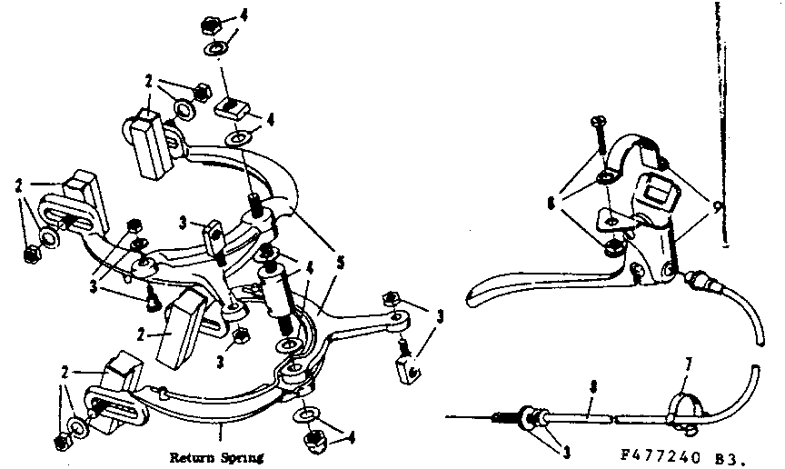 Excel dual rear caliper hand brake