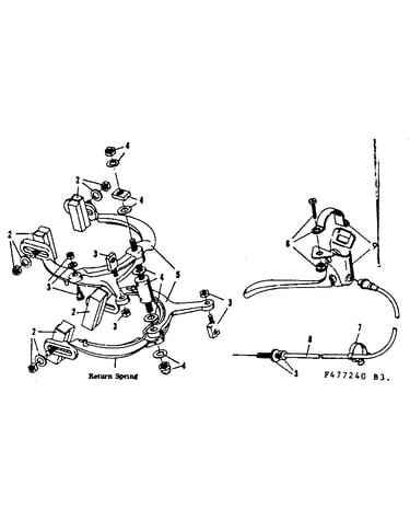 Excel dual rear caliper hand brake