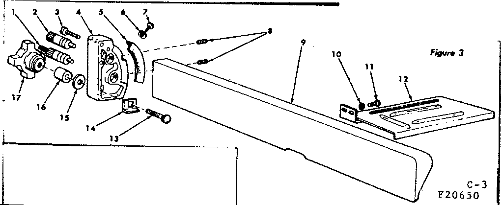 8 IN JOINTER-PLANER FENCE ASSEMBLY