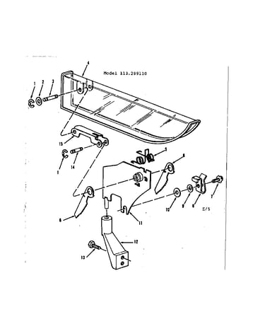 62281 blade guard assembly