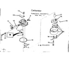 Craftsman 143214052 carburetor diagram
