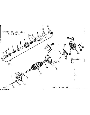 Starter motor