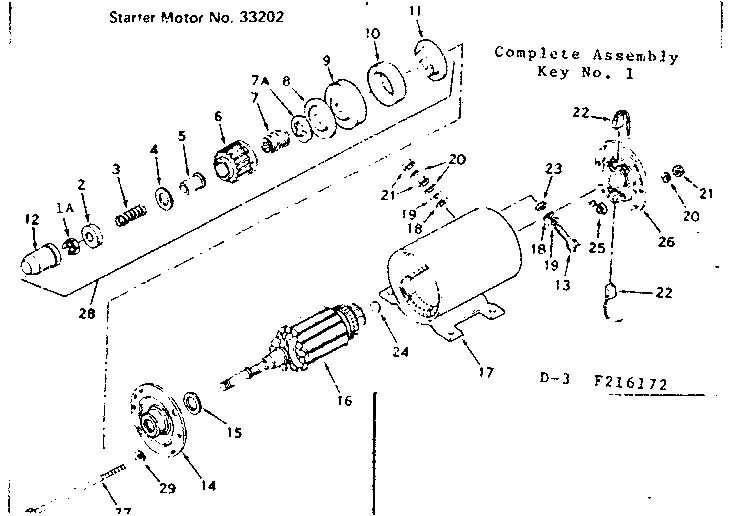 Starter motor