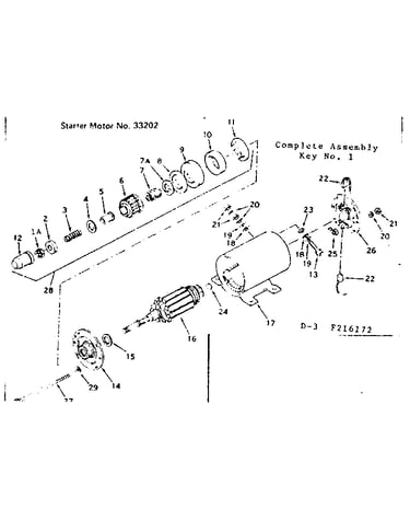 Starter motor