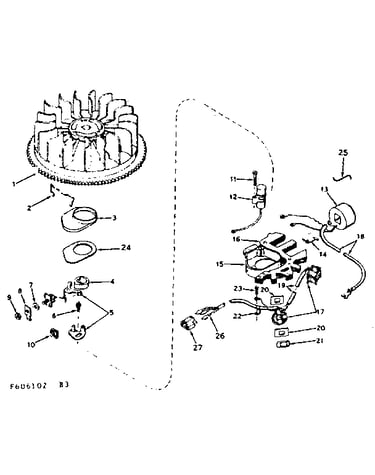Alternator magneto