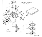 Craftsman 143611112 carburetor diagram