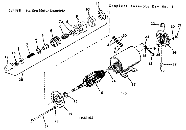 Starter motor