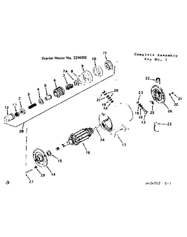 Starter motor