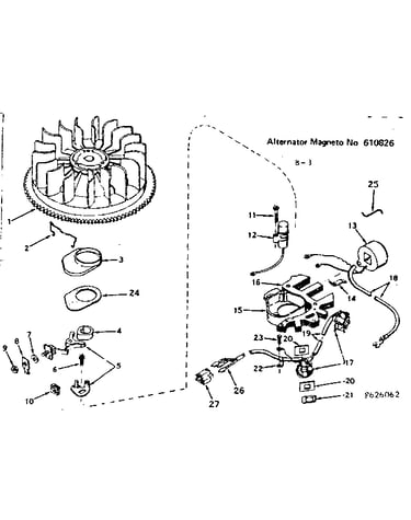 Alternator magneto