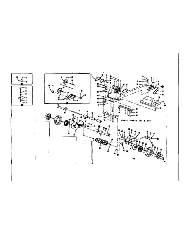 Motor and control assembly