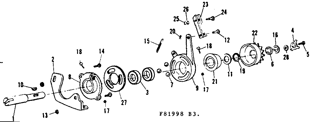 CLUTCH AND SPROCKET ASSEMBLY