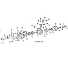 Craftsman 53681998 clutch and sprocket assembly diagram