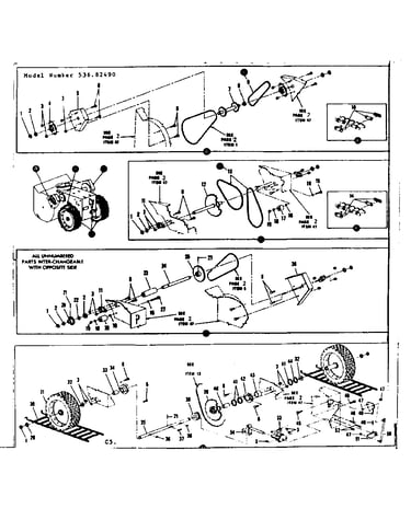 Pulley and wheel assembly