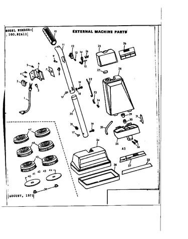 External machine parts