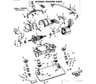 Kenmore 10082612 internal machine parts diagram