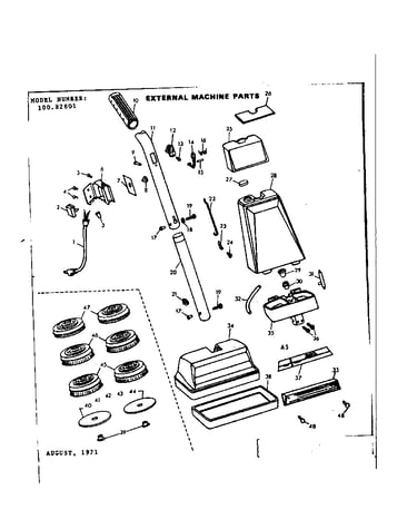 External machine parts