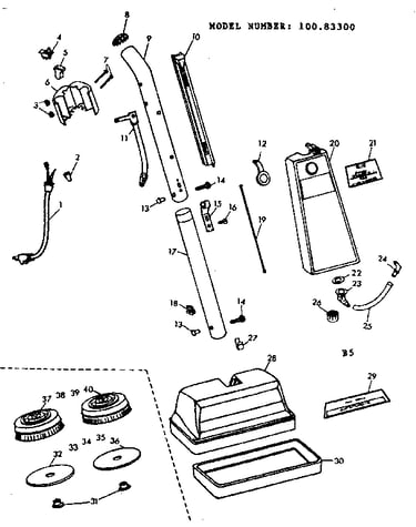 External machine parts