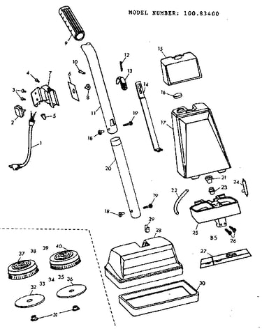 External machine parts