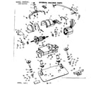 Kenmore 10083500 internal machine parts diagram