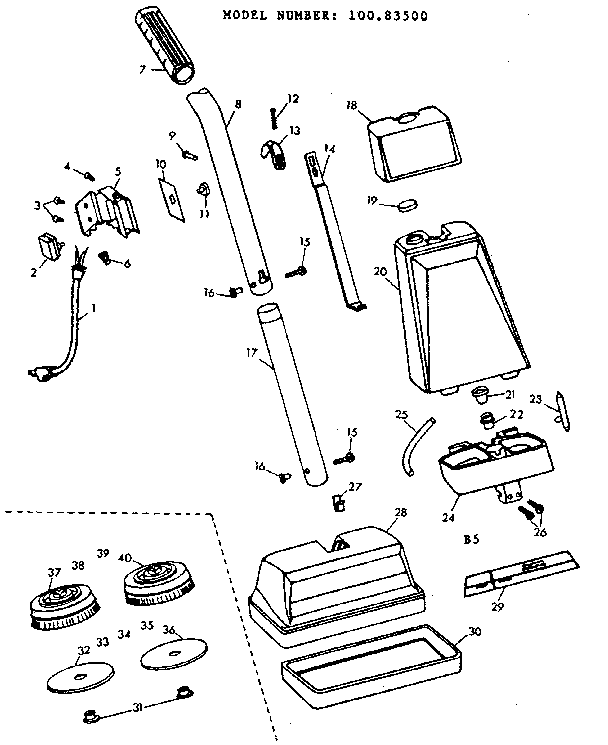 EXTERNAL MACHINE PARTS