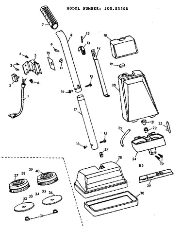 External machine parts
