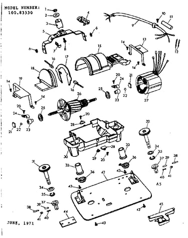 Internal machine parts