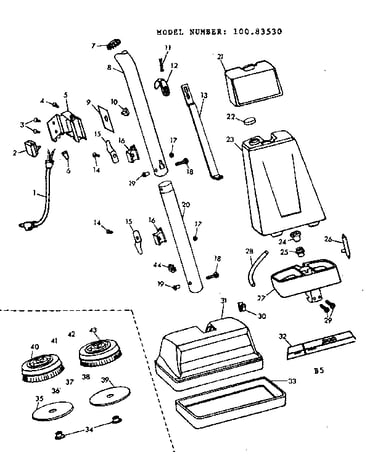 External machine parts