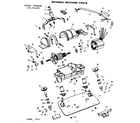 Kenmore 10083600 internal machine parts diagram