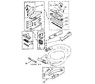 Kenmore 11621961 attachment parts diagram