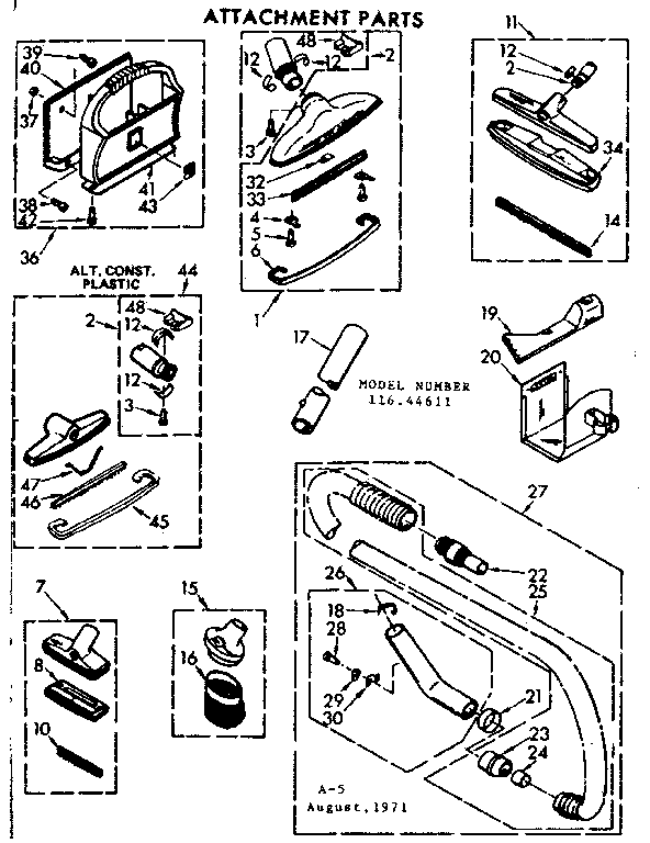 Attachment parts