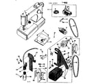 Kenmore 15810302 motor assembly diagram