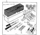 Kenmore 15813050 attachment parts diagram