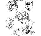 Kenmore 15813150 motor assembly diagram