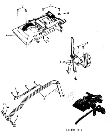 Zigzag guide assembly