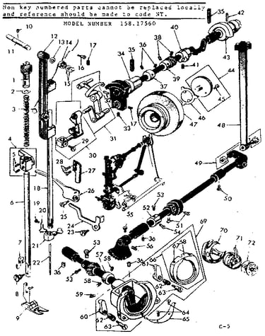 Presser bar and shuttle assembly